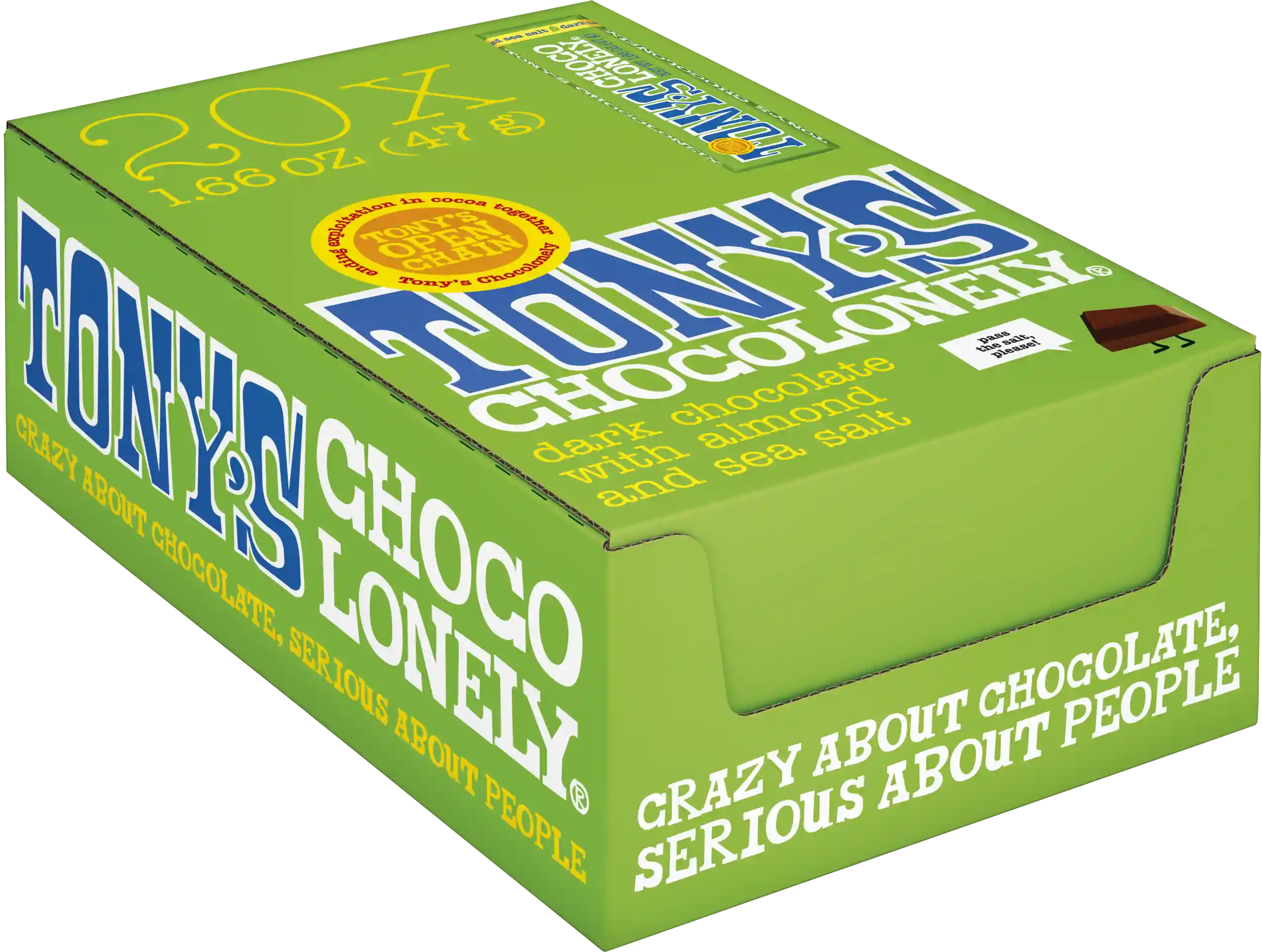 Dark Almond Sea Salt 51% Small Bars Secondary image