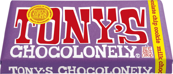 milk chocolate with chocolate chip cookie