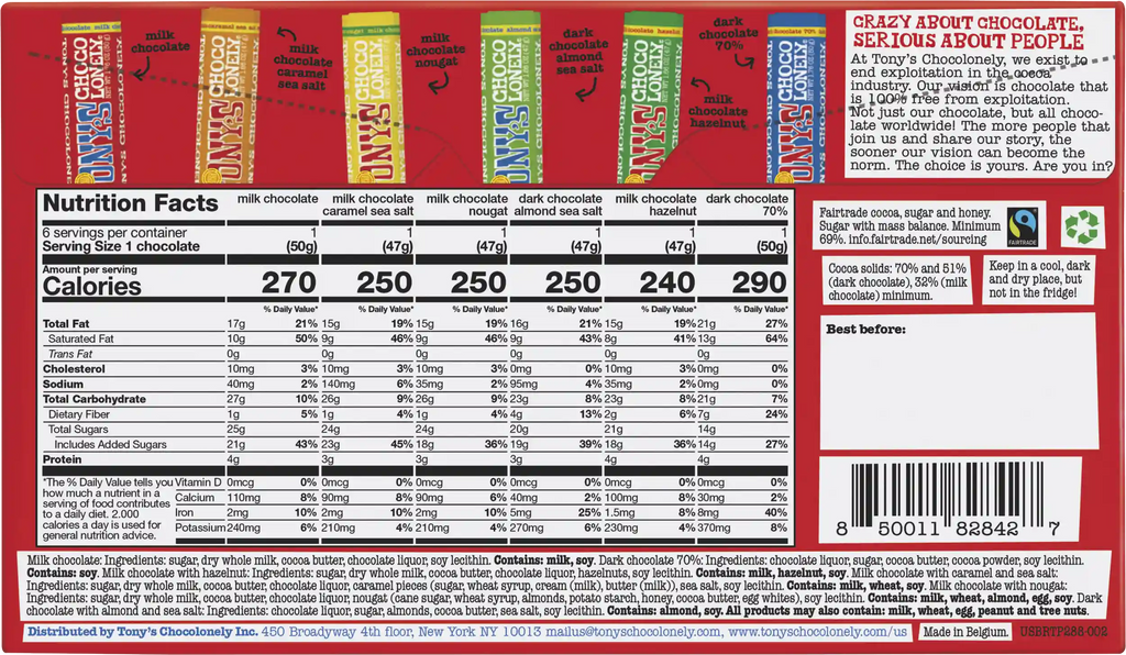 rainbow tasting pack