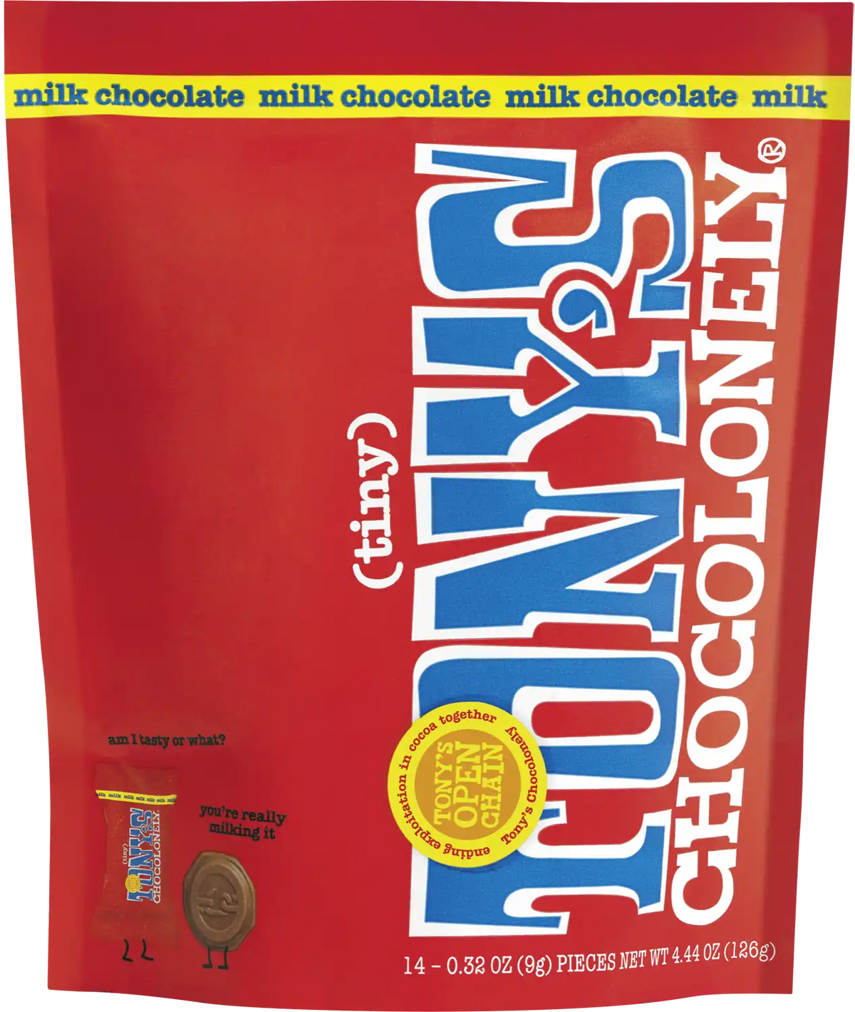 Tiny Tony’s Milk Chocolate Pouch Main image