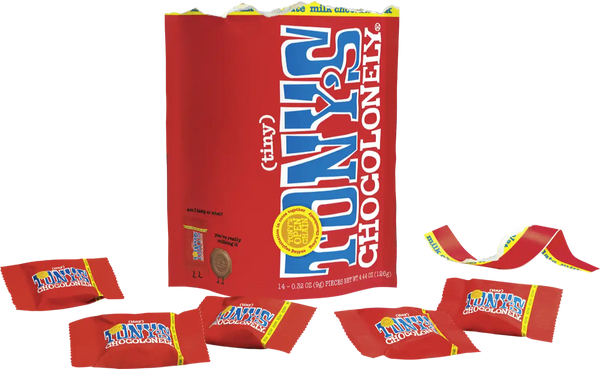 milk chocolate Tiny Tony’s pouch