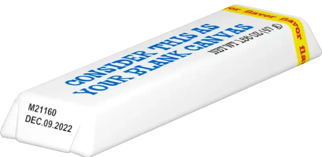 personalized small chocolate bar