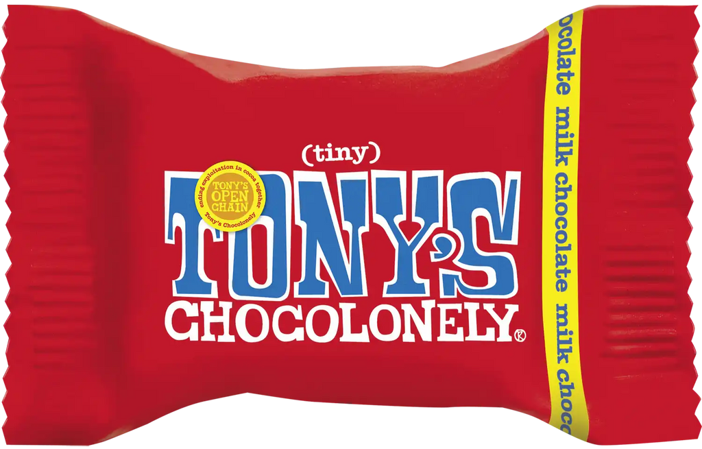milk chocolate Tiny Tony’s pouch