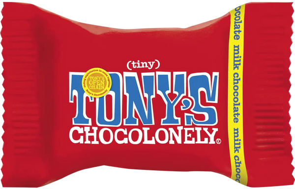 milk chocolate Tiny Tony’s pouch